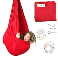 DreamGYM Sensory Swing | 95% Cotton | Hardware Included | X-Large Therapy Swing for Kids and Adults