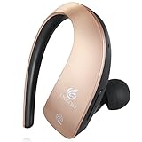 LNKOO Bluetooth Wireless Stereo In Ear Headset Earbuds With Mic - Hands-Free, Touch Sensitive Controls Headphones- Noise Isolation Technology - Rose