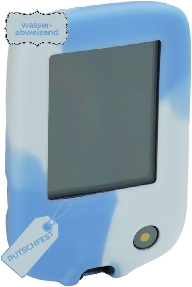 caseroxx Silicone-Case compatible with Freestyle Libre 3 made from silicone, case with or without belt clip in