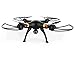 Cheerwing Syma X8W FPV Real-time 2.4Ghz 4ch 6 Axis Gyro Headless RC Quadcopter Drone with HD Camera RTF (Black)