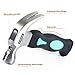 Overpeak 8 Ounce Claw Hammer with Soft Rubber Handle Mini Stubby Hammers, Comfortable Soft Handle and Bright Fine Polished Head