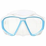 Diving Mask, IFLYING Snorkeling Mask with Panoramic Wide View for Diving Snorkeling Swimming (Blue)