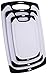 Chef Splendid 3-Piece Non-Slip Plastic Cutting Board Set, Drip Juice Groove, Dishwasher Safe, BPA Free, FDA Approved