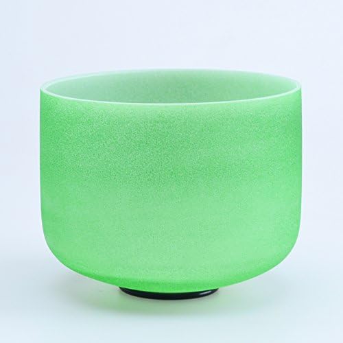 440HZ 8" F Heart Green Chakra Quartz Crystal Singing Bowl