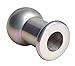 Master Series Hollow Aluminum Anal Plug, Small/Medium