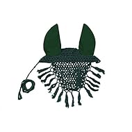 Derby Originals Fly Veils/Ear Nets, Hunter Green, Full Size