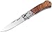 Grand Way Folding Knife - Decorative Pocket Knife for EDC and Outdoor - Classic Blade and Wooden Inlays on Handle FB 0017