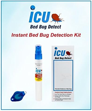 Instant Bed Bug Detection (Test) Kit, Instant and Convenient Method to Determine if Bed Bugs are present in your home, apartment or dorm; by ICU Diagnostics (Single Test)