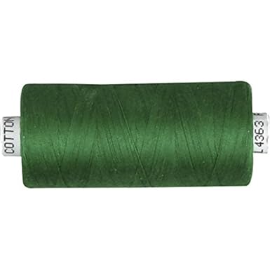 Hilo de coser, color verde, algodón, 1000 m: Amazon.es: Amazon.es