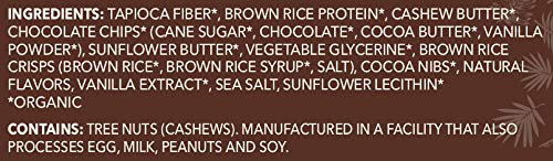 ALOHA ORGANIC PLANT-BASED PROTEIN BAR, CHOCOLATE CHIP COOKIE DOUGH, 1.98 OZ