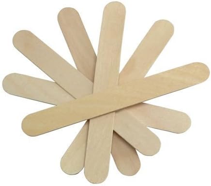 Jovana Large Wide Wood Wax Spatula Applicator 6" X 3/4" 500 Pack