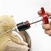 meizhouer 5 Stainless Steel Needles Spice Syringe Set BBQ Meat Flavor Injector Kithen Cooking Sauce Marinade Syringe Accessories