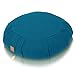 Seat Of Your Soul Meditation Cushion – 10 Colors Round Yoga Pillow; Zipper Organic Cotton Zafu Cover & Extra Liner to Adjust USA Buckwheat Hulls; Floor Pouf for Sitting Kids, Men or Women