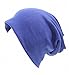 RRiody 3 Pack Unisex Indoors Cotton Stretch Beanie Hat- Soft Sleep Cap for Hairloss, Cancer, Chemo (3 Colors-1)