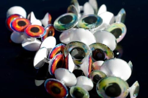 Clear Cure Dumbbell Eyes 8MM 5/16Ó Sterling