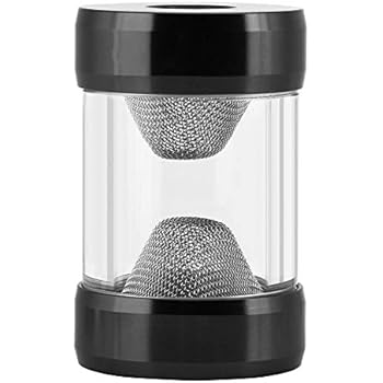 Water Cooling Filter. G1/4 Inner Thread Water Cooling Filter Fine Screen Funnel Shaped Filter for Computer, Water Cooling Tube(黑色)