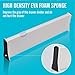 EC VISION Expandable Dresser Drawer Divider, 2 Pack Dresser Drawer Dividers Good Grips Kitchen Drawer Organizers - for Bedroom, Bathroom, Closet, Baby Drawer, Desk, Kitchen Storage(Large(14.7