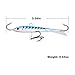 Goture Ice Fishing Jigs Tungsten Kit with Carbon Steel Hooks in Tackle Box, Winter Ice Fishing Lures for Bass, Pike, Trout, Walleye, Crappie, Panfish