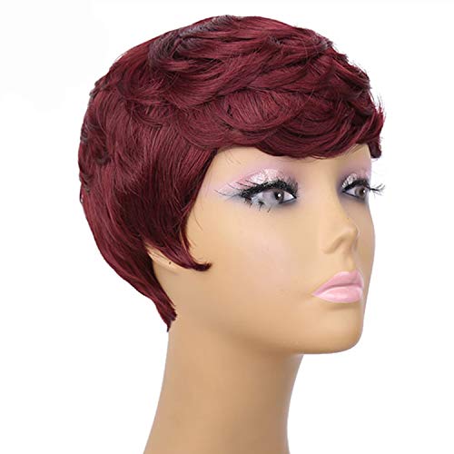 Short Wigs, Pixie Cut Wigs for Black Women Pixie Curly Synthetic Wigs
