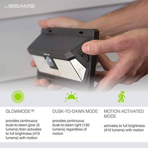 thumbnail image 2 of Mr Beams 2-Pack LED Motion Sensor Security Wall Light – Indoor/Outdoor, Battery Powered, Wildlife Deterrent 2 of 3