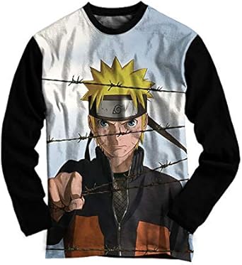 Camiseta manga longa naruto Clearance