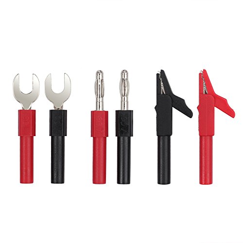 Proster Multimeter Probe Test Lead Kit with Alligator Clips Replaceable Automotive Multimeter Leads Clamp Meter Leads Electronic Multimeter Test Leads