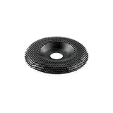 Kutzall Extreme Shaping Dish - Very Coarse, 4-1/2" (114.3mm) Dia. X 7/8" (22.2mm) Bore - Woodworking Angle Grinder Attachment for DeWalt, Bosch, Milwaukee, Makita. Abrasive Tungsten Carbide, DW412X120