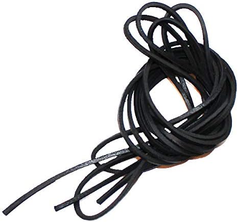 Amazon King Of Boots White S の純正leather Shoe Lace White S Boots ホワイツブーツ レザーシューレース 革紐 革ひも アメリカ製 ブーツ紐 変え紐 靴紐 Black White S Boots ホワイツブーツ 靴ひも