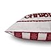 Phantoscope New Merry Christmas Letter Embroidery Series Throw Pillow Cushion Cover