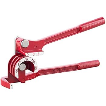 Wostore 180 Degree Tubing Bender for 1/4 5/16 and 3/8Inch Copper Aluminum Thin Stainless Steel Red