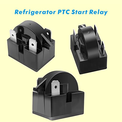 Refrigerator Compressor Parts And Accessories PTC 3 Pin Starter Relay