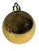 Clever Creations Shatterproof Christmas Tree Ornaments Large 60mm Colored Variety Pack Christmas Decor | 24 Piece Set Perfect for Christmas Decorations Parent (Gold)