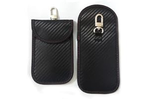 BICUMY Faraday Bag for Key Fob RFID Signal Blocking Protector Case Faraday Key Pouch Keyless Entry Car Key Safe Pouch for Anti-Theft Anti-Hacking Signal Blocking Pouch