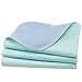 3 Pack Washable Underpads for Bed - Ultra Soft Incontinence Bed Pee Pads Waterproof Mattress Pad Cover for Baby and Adults,18