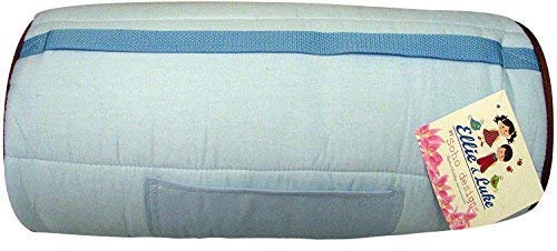 Ellie and Luke SoHo Toddler Nap Mat Hand Embroidered, Blue Owl - Thumbnail 2