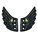 The Original Shwings: Fly Your True Colors - Black Shiny Shoe Wings (10317N)