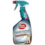 Simple Solution Hard Floor Pet Stain and Odor Remover | Dual Action Cleaner for Sealed Hardwood Floors | 32 Ounces