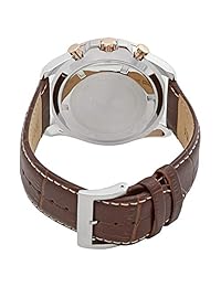 Seiko cronógrafo blanco Dial Mens Reloj ssb306p1