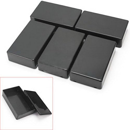 Harulu 5Pcs ABS DIY Plastic Electronic Project Box Enclosure Instrument 100x60x25mm