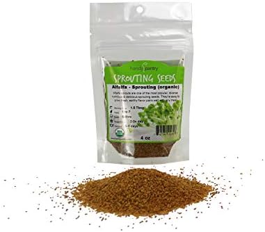 Handy Pantry Organic Alfalfa Sprouting Seed 4 Oz Brand High