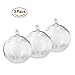 SWISSELITE Glass Hanging Planters Hanging Glass Terrariums, Plant Terrariums Set (3 Pack Ball)