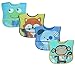 Lovespun Baby Bibs Boys 4 Pack - Waterproof Burp Cloth One Size, Animal Prints