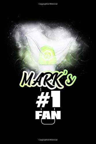 Mark's #1 Fan: GOT7 Glowing Lightstick 120 Page 6 x 9" Lined Notebook Kpop Fandom Merch Journal Book (GOT7 Member #1 Fan Glowing Lightstick Notebooks)