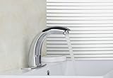 Koko Brand New Waterfall Chrome Touch Free Automatic Sensor Tap Sink Hot Cold Mixer Faucet
