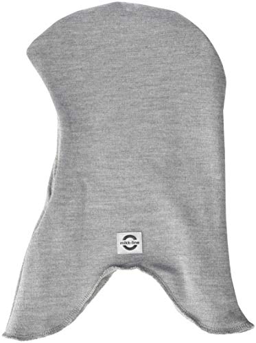 MIKK-Line - Pasamontañas integral de lana para bebé y niños Melton con tecnología cortavientos