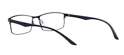 ALWAYSUV Retro Black TR90 Full Frame Nearsighted