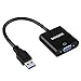 bangder USB 3.0 to VGA Adapter Multi-Display Video Converter for Windows 10/8.1/8/7/XP, No CD Driver Needed