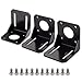 3Pcs Stepper Motor Mounting Bracket, Quimat Steel L Bracket for Nema 17 Stepper Motor with M3 Screws