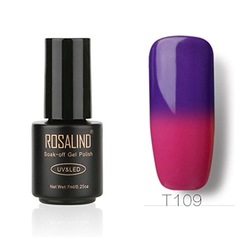 OksaleÂ® 7ML 30 Colors Changing Gel Nail Polish Nail Art Nail Gel Polish UV LED Gel Polish (#09)