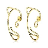 2017 Beauty Ear Cuff Belle Jewelry and Rose Earrings The Beast Fairy Tale Movie